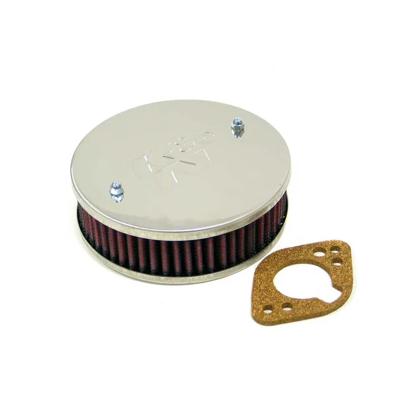 K&N carburateur luchtfilter rond passend voor Stromberg 150, diameter 150 mm, Montagehoogte 45mm (56-9312)