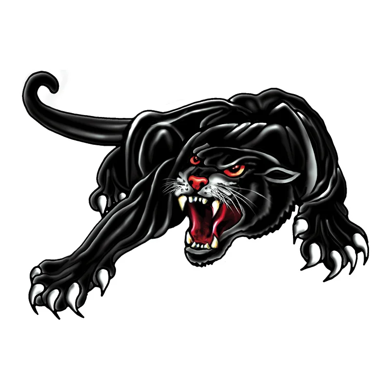 Avisa Sticker Panther -zwart - 33x23cm