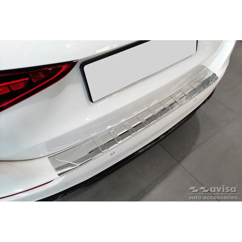 Avisa RVS Achterbumperprotector passend voor Mercedes C-Klasse W206 Kombi 2021- - Zilver