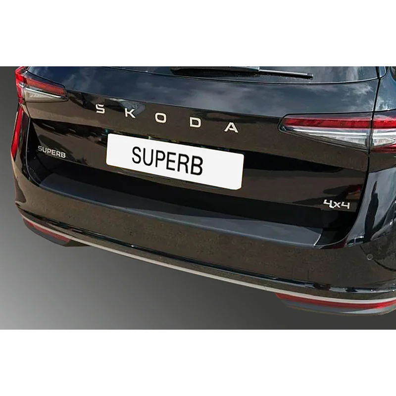 RGM ABS Achterbumper beschermlijst passend voor Skoda Superb IV Kombi 2024- Zwart