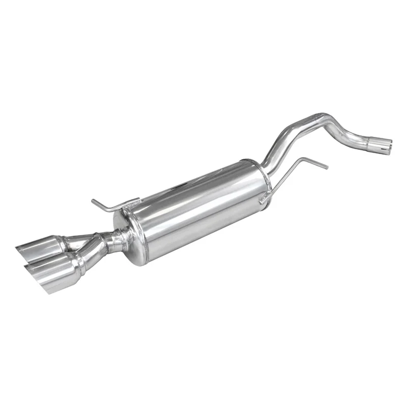 InoXcar 100% RVS Sportuitlaat passend voor Audi A1 1.4TFSi (122pk) 2011- 2x80mm Racing