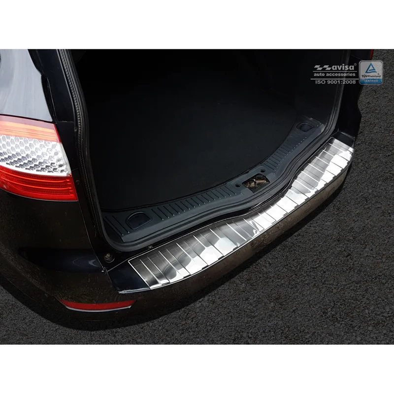 Avisa RVS Achterbumperprotector passend voor Ford Mondeo Wagon 2007-2010 - Zilver