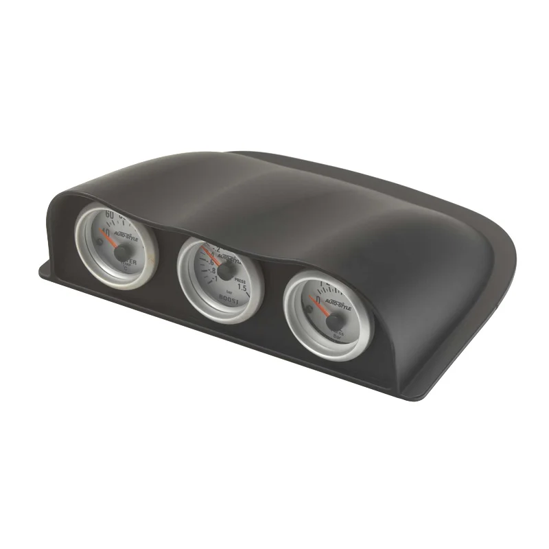 AutoStyle Meterhouder Horizontaal DF-Look zwart