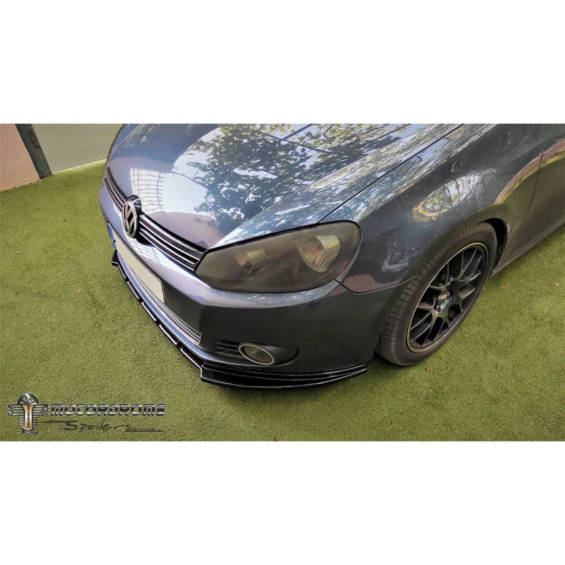 Motordrome Voorspoiler passend voor Volkswagen Golf VI 2008-2012 excl. GTi/GTD/R/Plus (ABS)