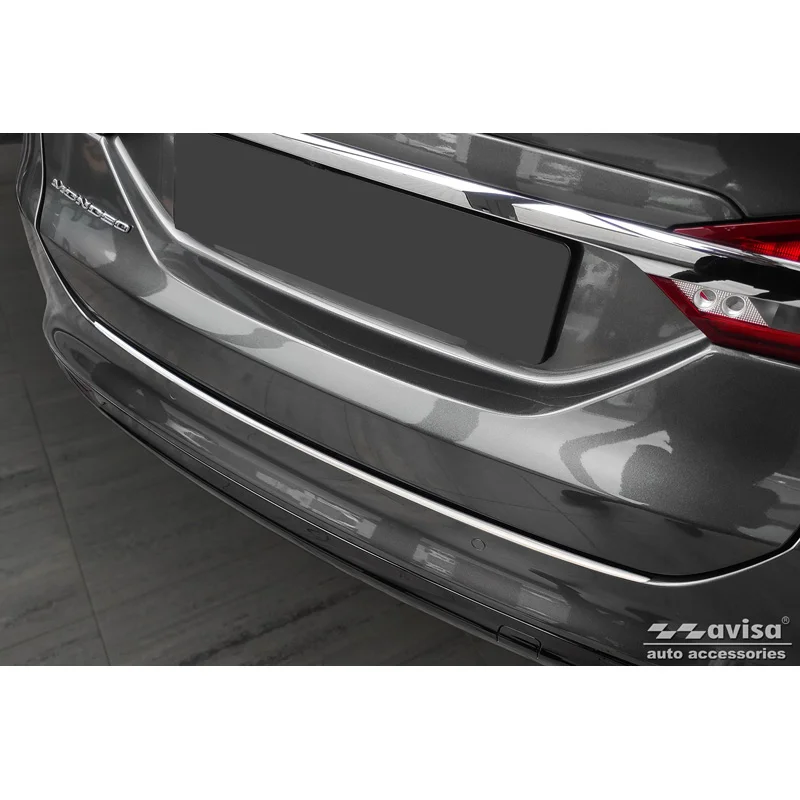Avisa RVS Achterbumperprotector passend voor Ford Mondeo V Hatchback/Sedan 2014-2019 & Facelift 2019- - Zilver