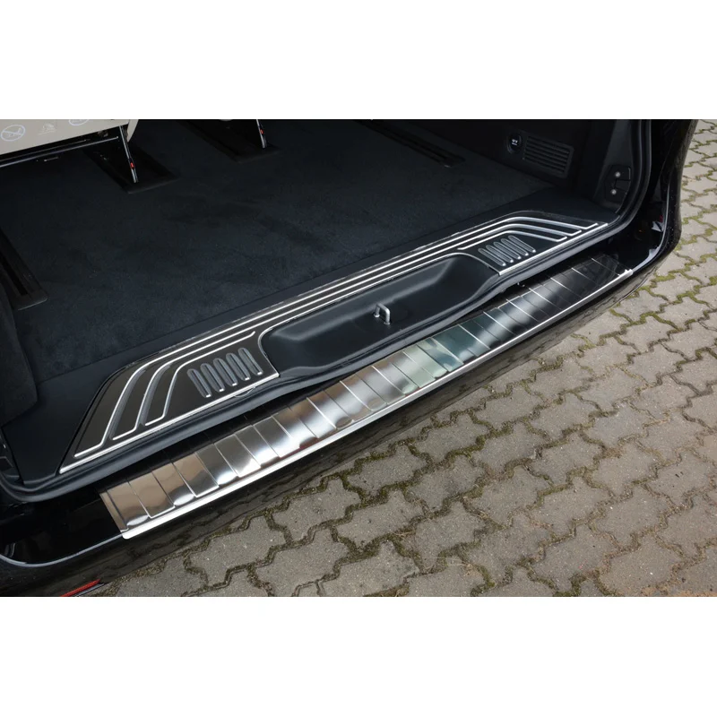 Avisa RVS Achterbumperprotector passend voor Mercedes Vito & V-Klasse 2014-2019 & Facelift 2019- - Zilver