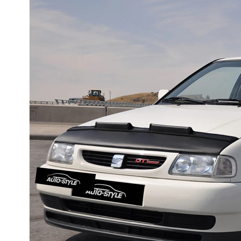 AutoStyle Motorkapsteenslaghoes passend voor Seat Cordoba/Ibiza 6K 1993-1999 carbon-look