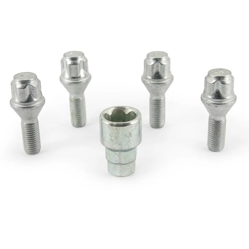 H&R Wielslotenset M12x1.50x26mm konisch – 4 slotbouten incl. adapter