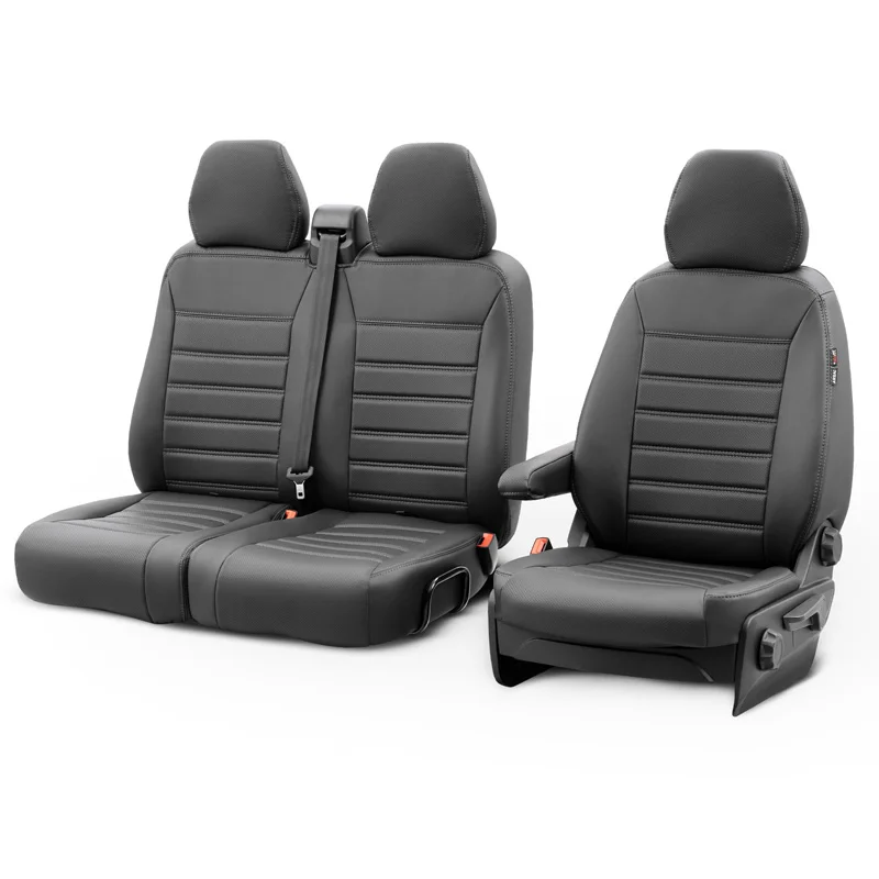 otoM New York Design Kunstleder Stoelhoezenset 2+1 passend voor Volkswagen Crafter/MAN TGE 2017- (Standard) (split in rug & bank)