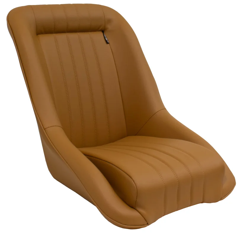 AutoStyle Sportstoel ‘Classic’ – Beige Kunstleder – Vaste rugleuning – incl. sledes