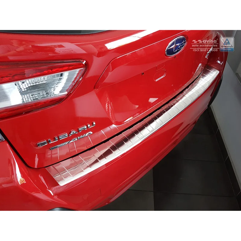 Avisa RVS Achterbumperprotector passend voor Subaru XV II 2017- - Zilver