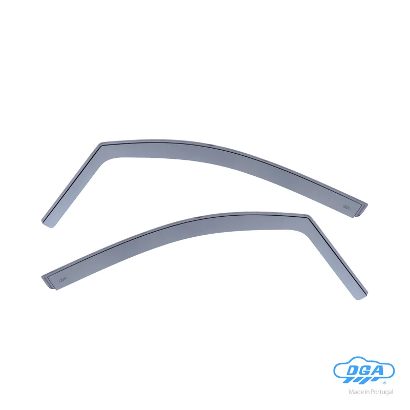 DGA Zijwindschermen passend voor Volkswagen Caddy 2/4-deurs 2004-2015 (2-delig)