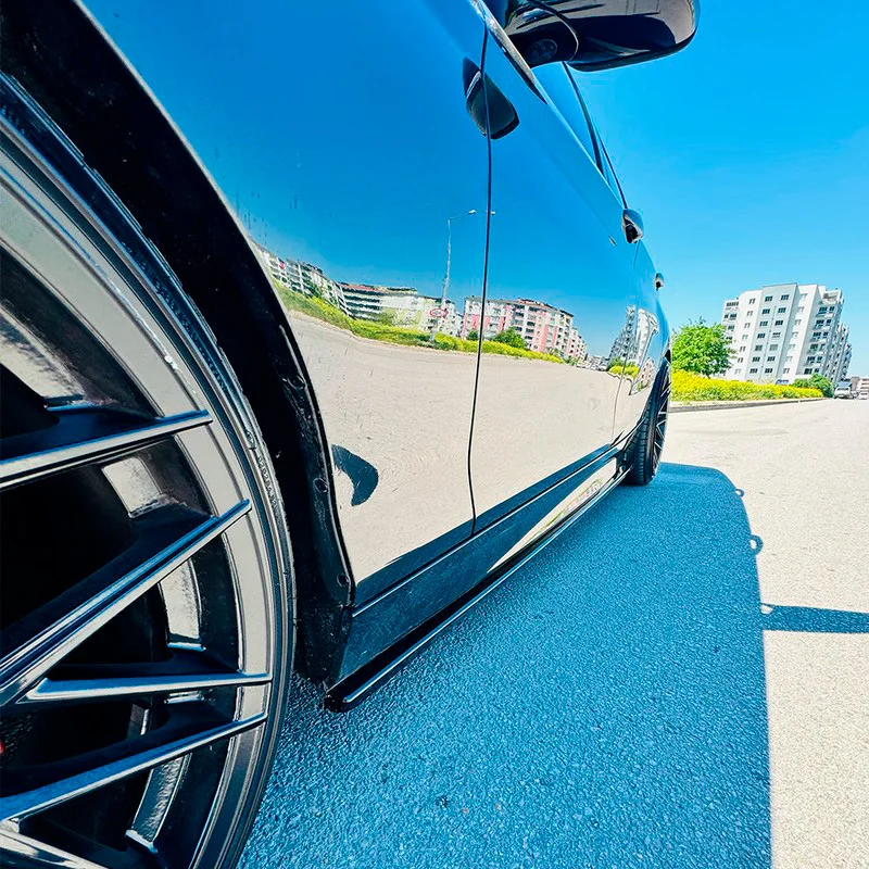 Oneway Set Sideskirts passend voor BMW 1-Serie F20/F21 M-Power 2011-2019 - Glanzend zwart