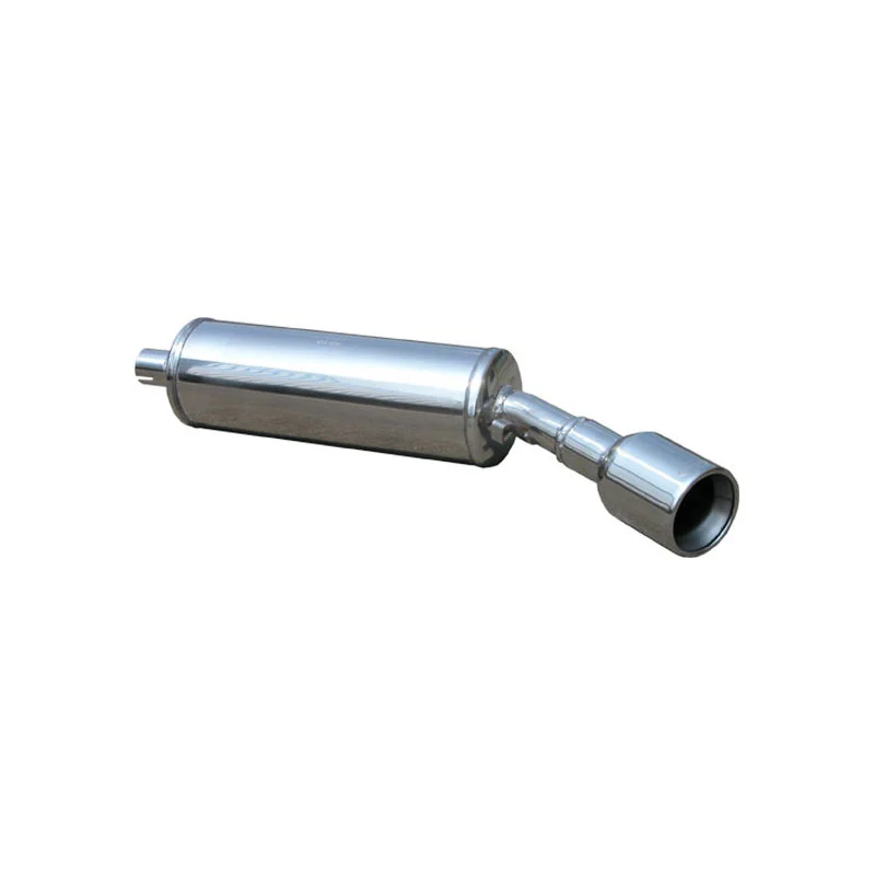 InoXcar 100% RVS Sportuitlaat passend voor Volkswagen Golf I 1.6 Diesel (70pk) -1984 80mm