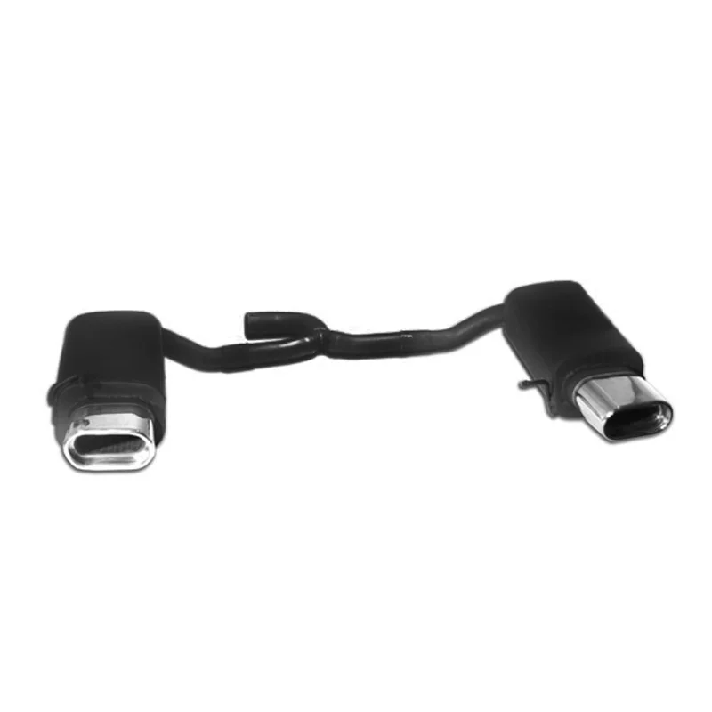 Ulter Sport Dubbele Sportuitlaat passend voor Skoda Superb II Sedan 1.4TSi 92kW/1.8TSi 118kW/1.9TDI 77kW/2.0TDI 103/125kW 2008- 145x75mm