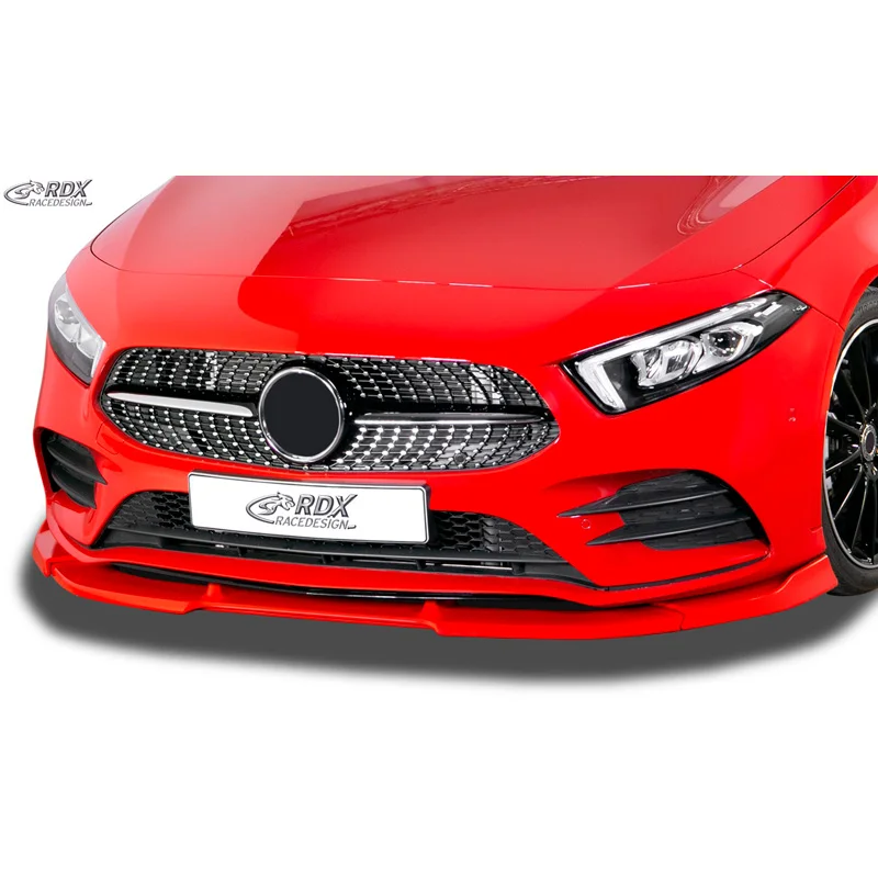 RDX Voorspoiler Vario-X passend voor Mercedes A-Klasse W177 AMG-Line 2018- (PU)