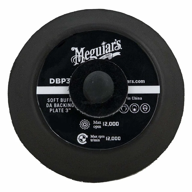 Meguiar's Soft Buff Backing Plate 3'' voor Dual Action Polisher