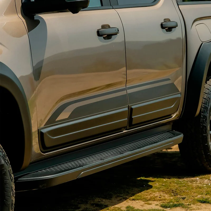 Oneway Set deurpanelen passend voor Volkswagen Amarok MK2 2022- – Matzwart