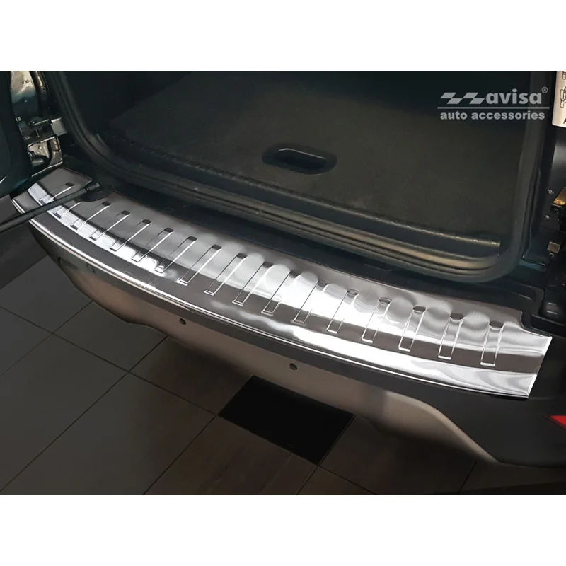 Avisa RVS Achterbumperprotector passend voor Ford Ecosport II Facelift 2017- incl. ST-Line - Zilver
