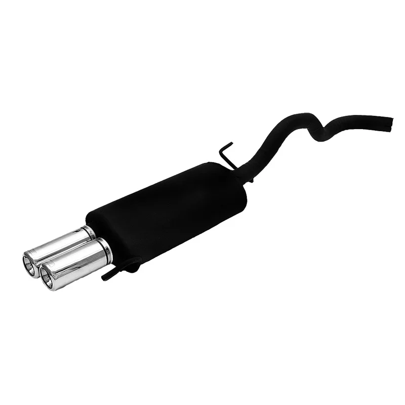 Ulter Sport Sportuitlaat passend voor Volkswagen Polo 6N HB 1.0i 33/37kW/1.3i 44kW/1.4i 40/44/55kW/1.6i 55kW/1.9D 47kW 1995-2001 2x 80mm
