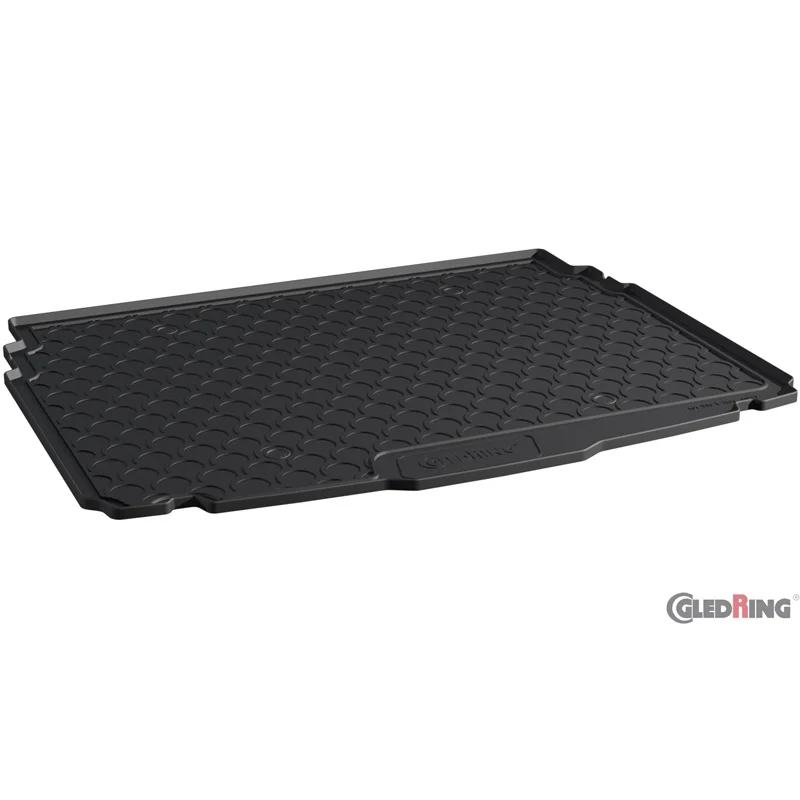 Gledring Rubbasol (Rubber) Kofferbakmat passend voor Volkswagen T-Roc 2017-2025 (Lage variabele laadvloer)