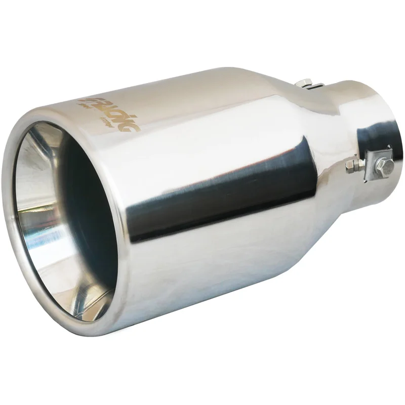 Simoni Racing Uitlaatsierstuk Rond RVS - Ø115xL200mm - Montage 44-68mm