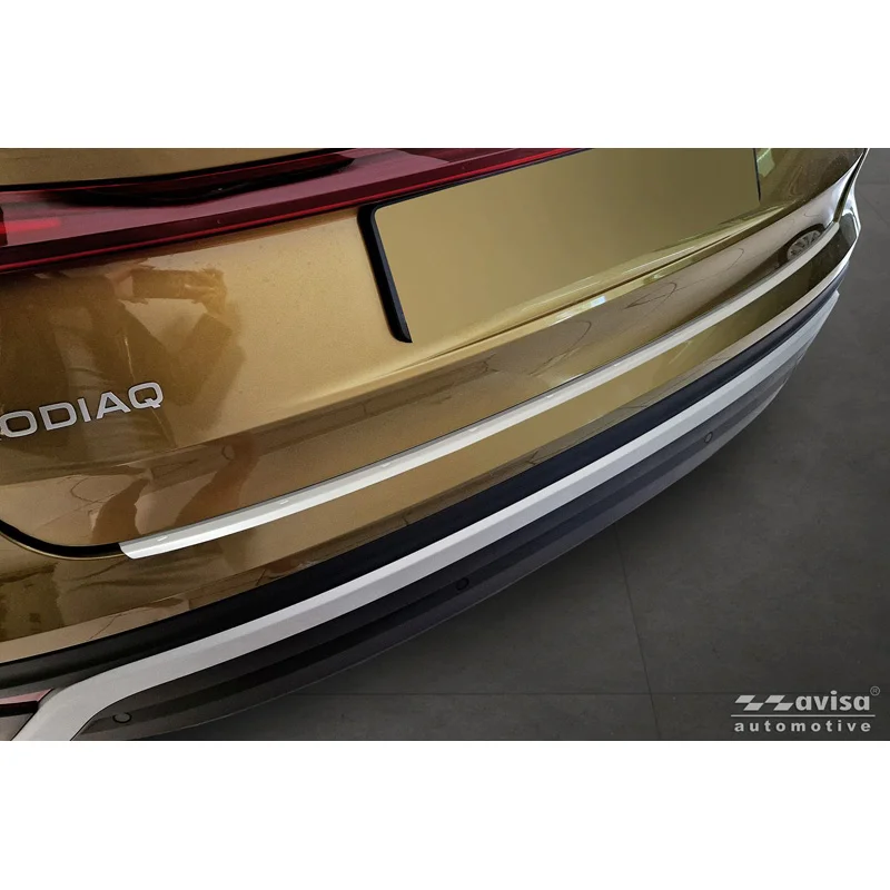 Avisa RVS Achterbumperprotector passend voor Skoda Kodiaq II 2024- - Mat Zilver
