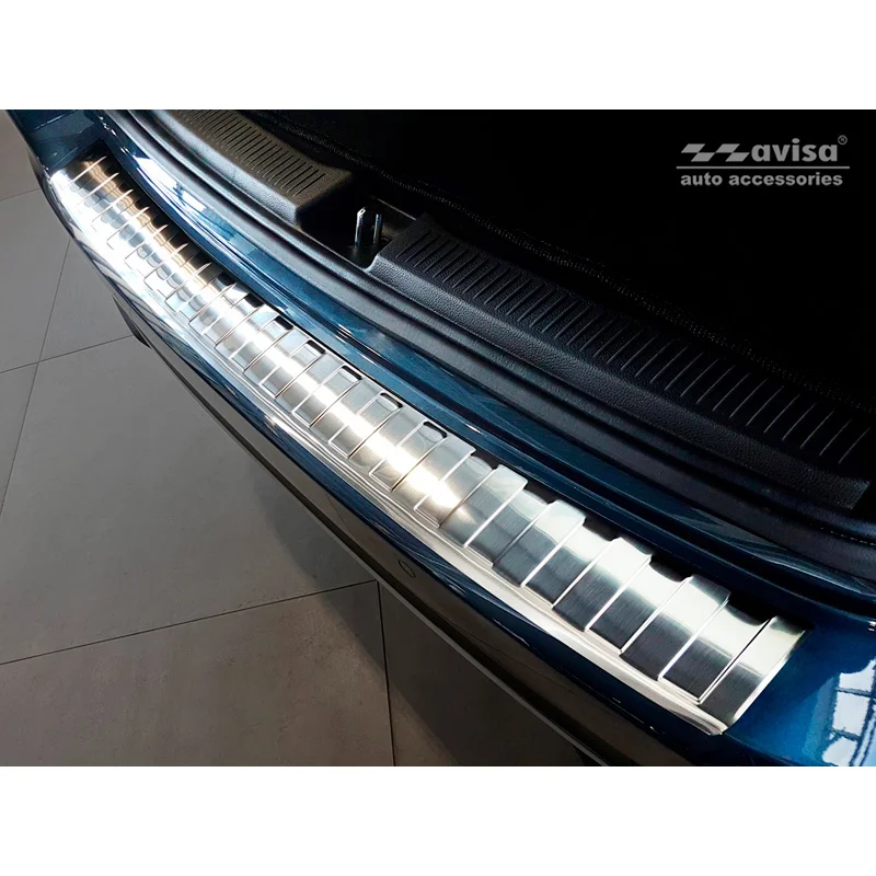 Avisa RVS Achterbumperprotector passend voor Mercedes B-Klasse W247 2018- incl. AMG - Zilver
