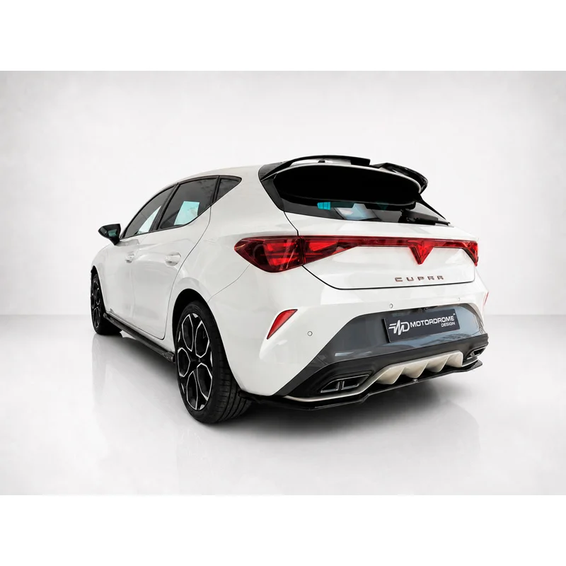 Motordrome Achterbumperskirt passend voor Cupra Leon Mk1 Facelift 2024- (ABS)