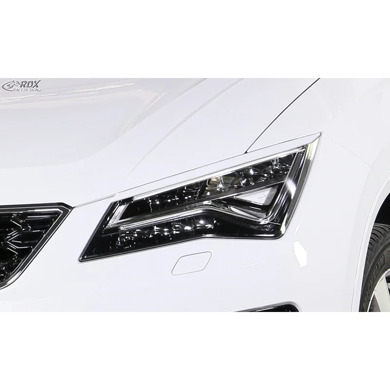 RDX Koplampspoilers passend voor Seat Ateca & Cupra Ateca 2016-2021 (ABS)