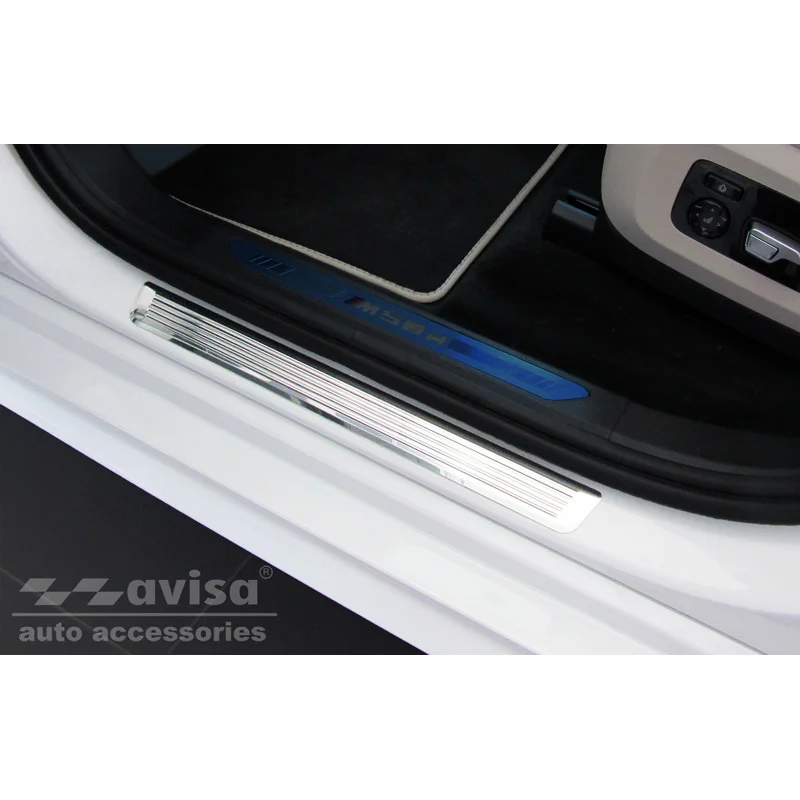 Avisa RVS Instaplijsten passend voor BMW X7 G07 2019- 'Lines' - 4-delig