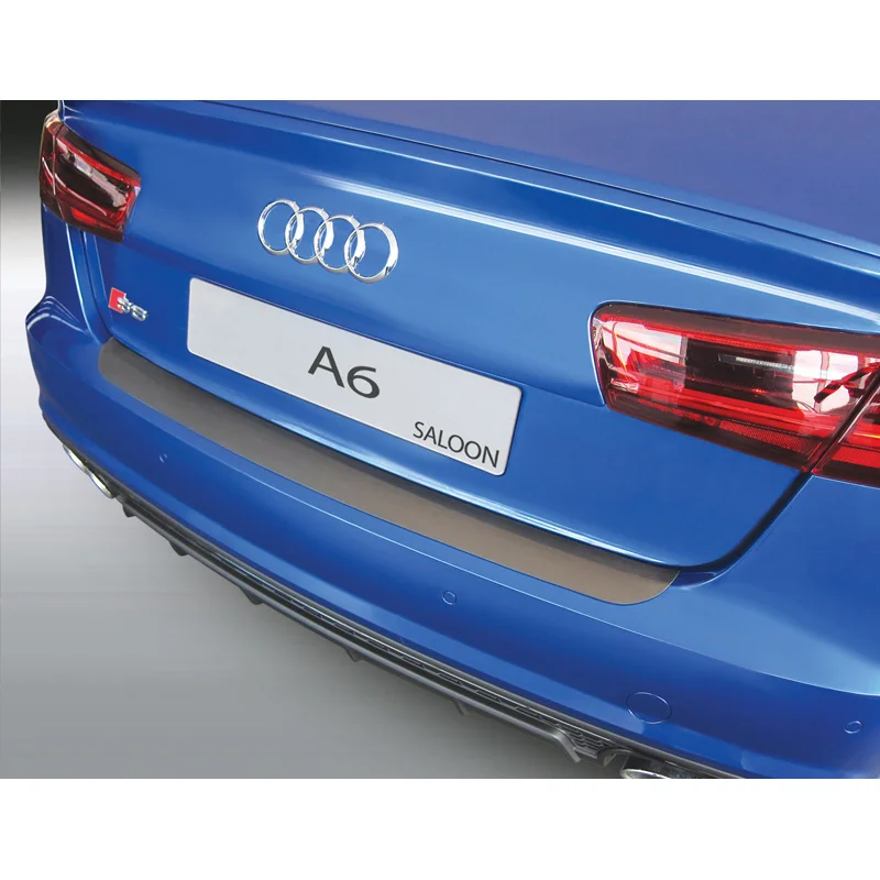RGM ABS Achterbumper beschermlijst passend voor Audi A6 Sedan 6/2016-5/2018 Zwart