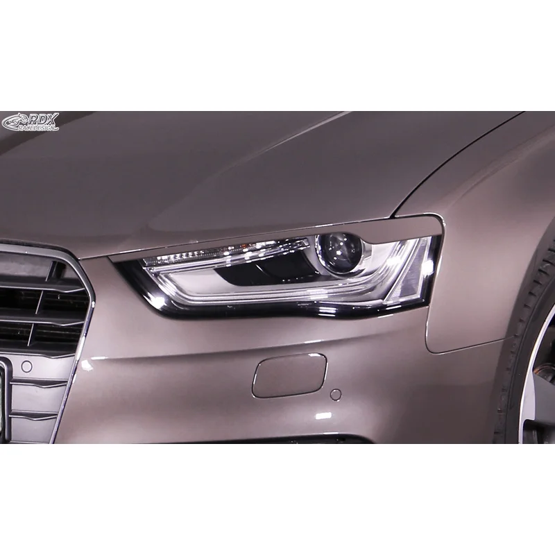 RDX Koplampspoilers passend voor Audi A4 (B8) Sedan/Avant Facelift 2011-2015 (ABS)