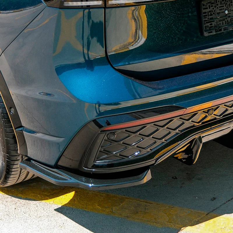 Oneway Achterbumperskirts (Hoeken) passend voor Volkswagen Tiguan III (CT1) 2024- - Glanzend zwart