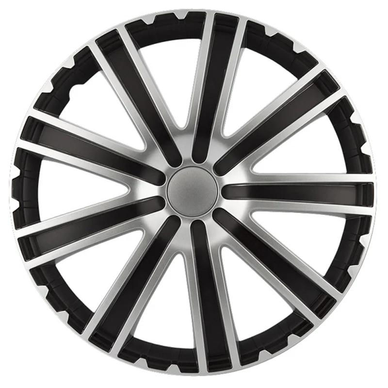 AutoStyle 4-Delige Wieldoppenset Toro 13-inch zwart/zilver