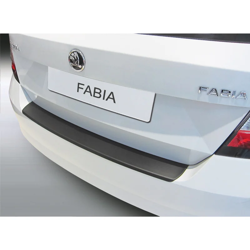 RGM ABS Achterbumper beschermlijst passend voor Skoda Fabia III 5 deurs 11/2014-08/2021 Zwart