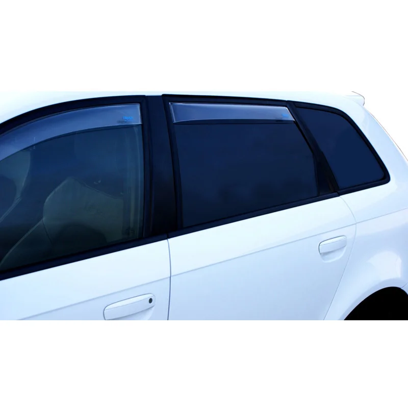 ClimAir Zijwindschermen Master Helder (achter) passend voor Skoda Rapid Spaceback 2013-2019