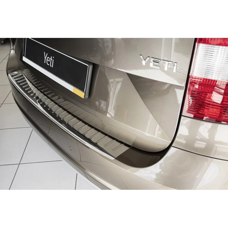 Avisa RVS Achterbumperprotector passend voor Skoda Yeti City 2013-2017 - Zilver