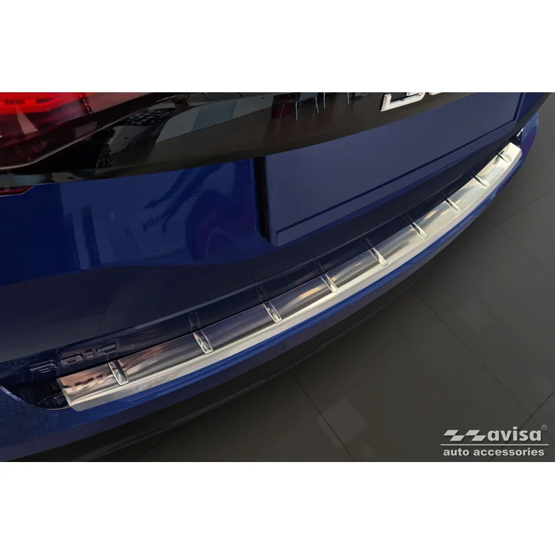 Avisa RVS Achterbumperprotector passend voor BAIC Beijing 3 (X35) 2023- - Zilver