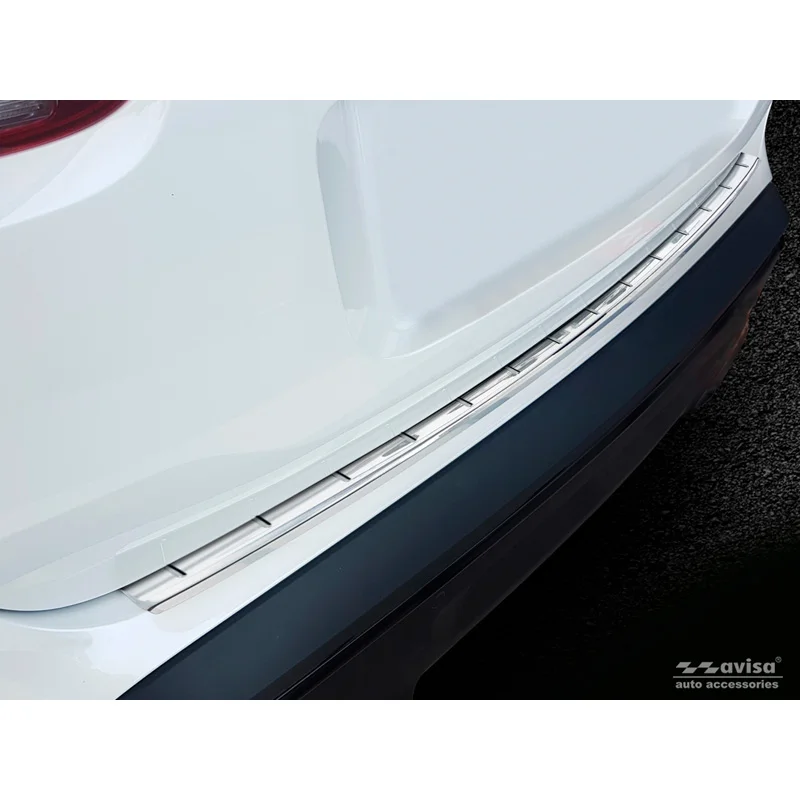 Avisa RVS Achterbumperprotector passend voor Citroën C5 Aircross 2018- Incl. Facelift - Zilver