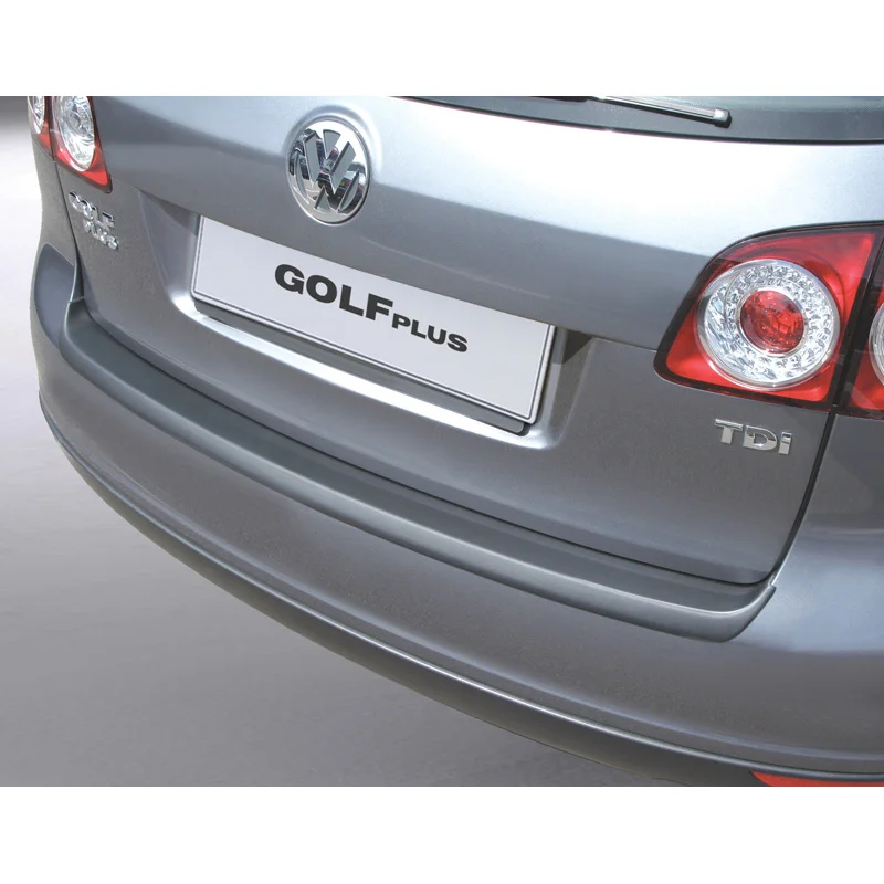RGM ABS Achterbumper beschermlijst passend voor Volkswagen Golf V Plus Zwart