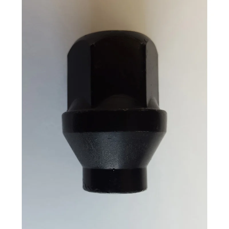 H&R Wielmoer met as 5mm, ø16,7mm konisch - M14x1.50 - Lengte 34mm - Zwart gesloten