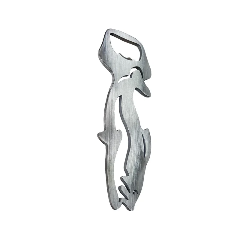 Avisa RVS Flesopener - 'Vis' (Zilver)