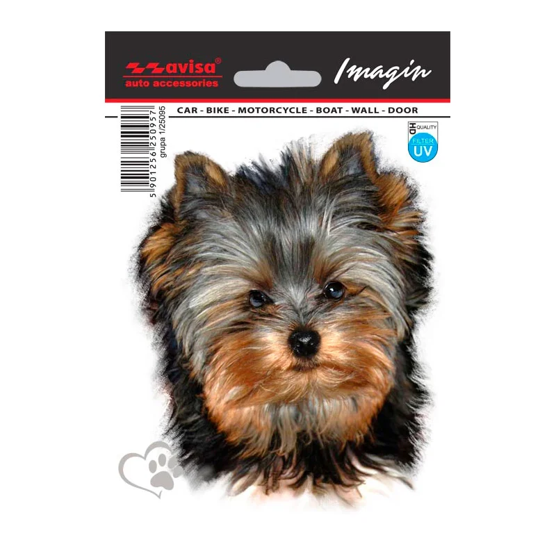 Avisa Auto Tattoo Sticker Yorkshire Terrier II - 11x13cm
