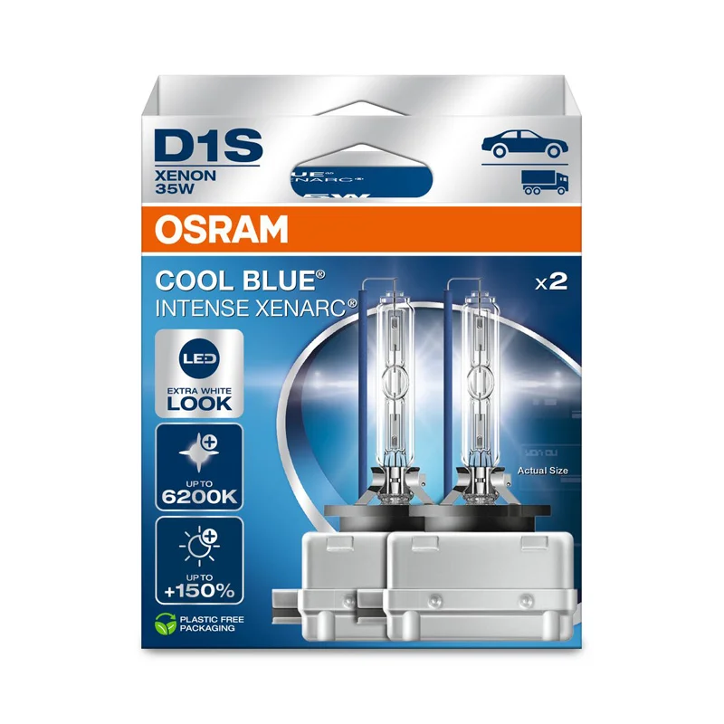 Osram Xenarc Cool Blue Intense NextGen Xenon lampen - D1S - 12V/35W - set à 2 stuks (max. 6200K)