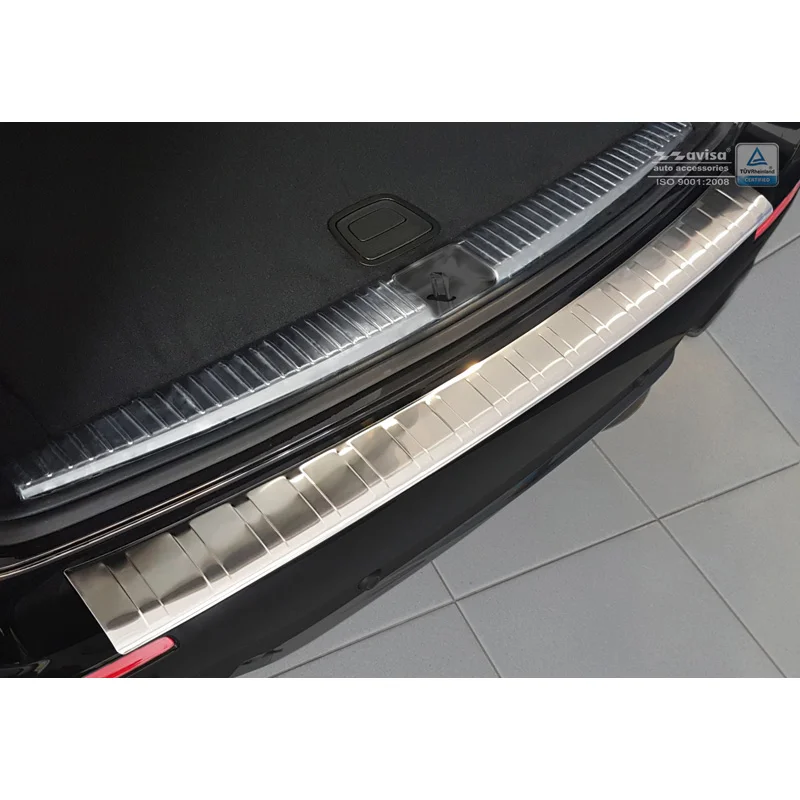 Avisa RVS Achterbumperprotector passend voor Mercedes E-Klasse W213 Kombi 2016- - Zilver