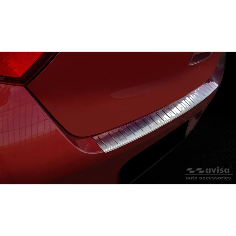Avisa RVS Achterbumperprotector passend voor Hyundai i10 III 5 deurs 2019-2023 & FL 2023- - Zilver