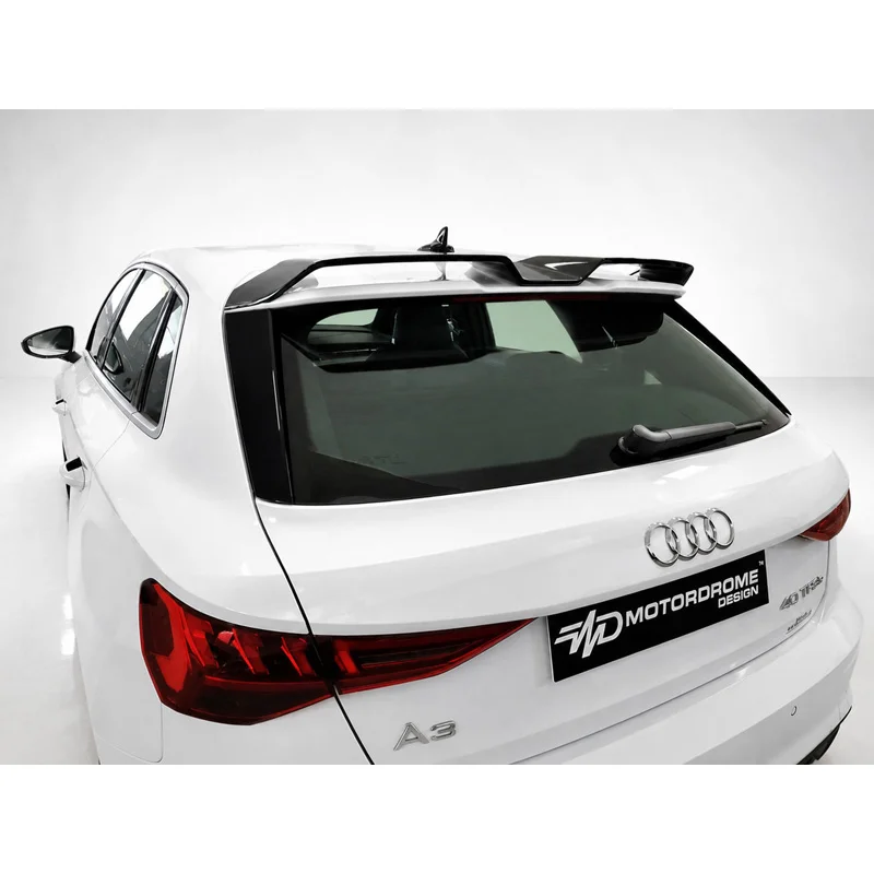 Motordrome Dakspoiler passend voor Audi A3 (8Y) Sportback S-Line / S3 / RS3 2020-2024 incl. Facelift 2024- (PU)