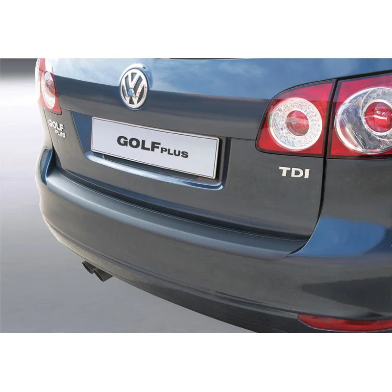 RGM ABS Achterbumper beschermlijst passend voor Volkswagen Golf VI Plus 2009-2014 Zwart