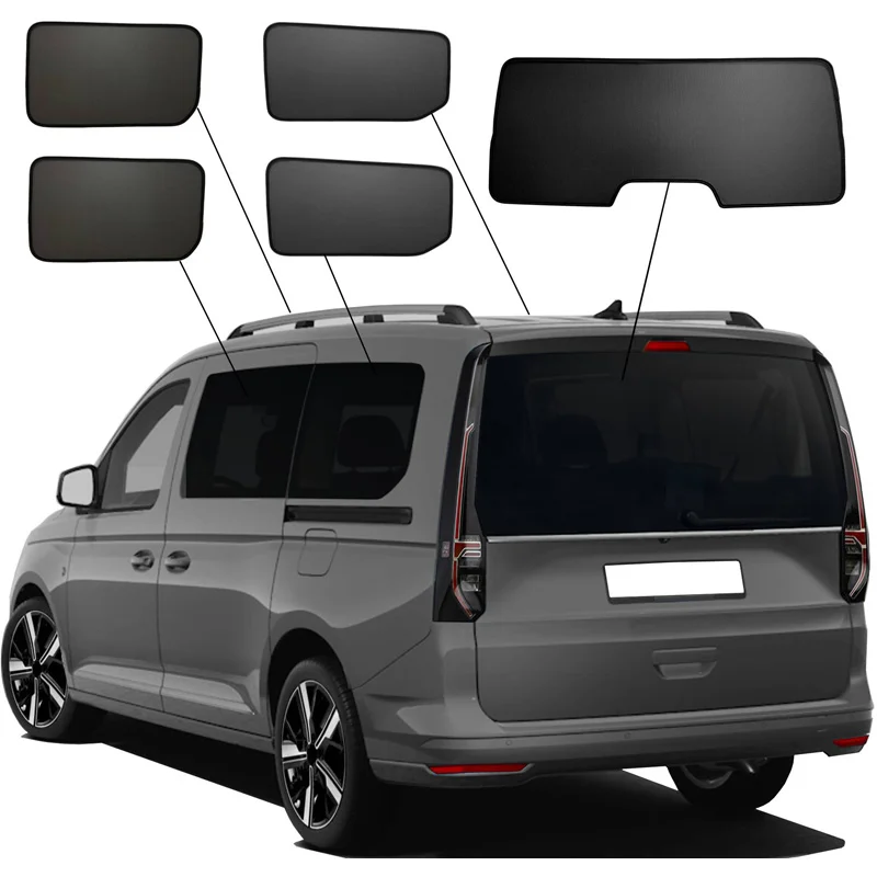 SunClip Zicht- & Zonwering passend voor Volkswagen Caddy Maxi Van 2022- & Ford Grand Tourneo Connect 2022-
